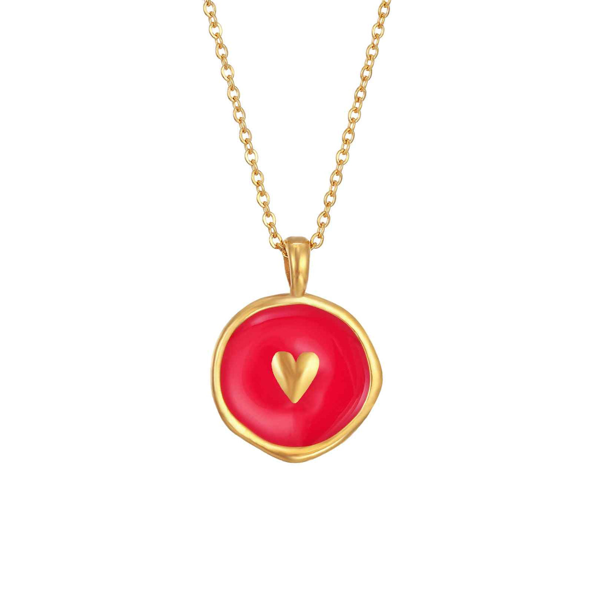 Love Enamel Necklace