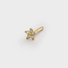 Star Piercing with Zirconia