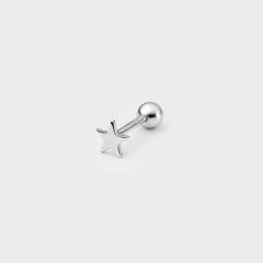 Mini Star Piercing
in Rhodium-Plated Sterling Silver