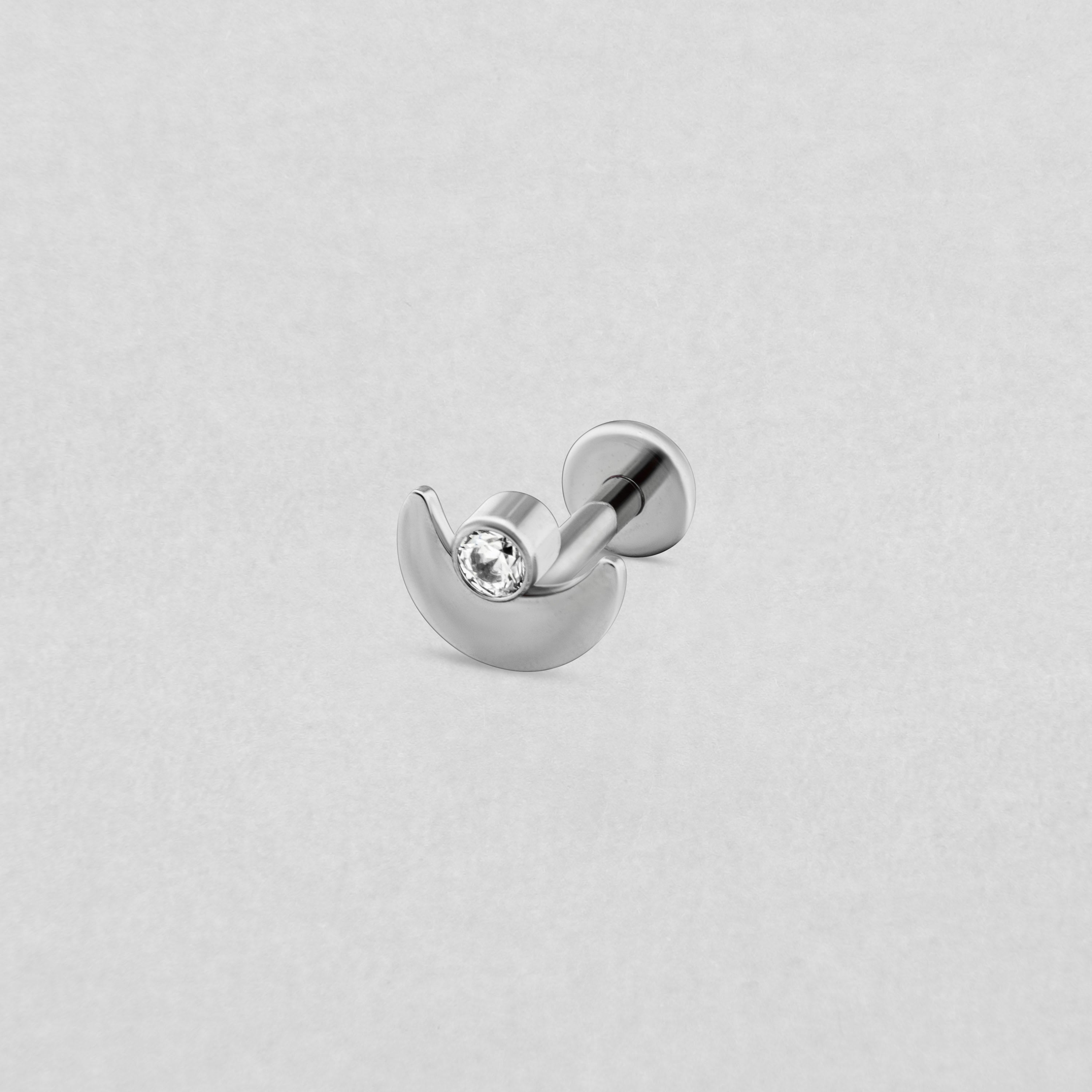 Top LUNA plain silver
