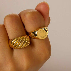 Plain Smiley Ring
