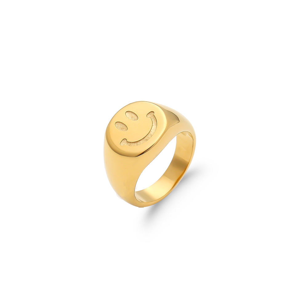 Plain Smiley Ring